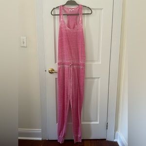 On The Road… Soft Pink Jumpsuit!